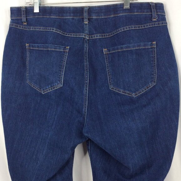Catherines Jeans Women Size 20WP Stretch Denim Comfort Waist High Rise 26 Inseam - Picture 5 of 8